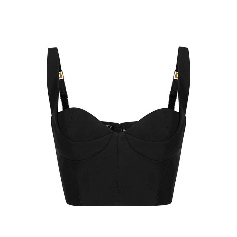 Elisabetta Franchi Black Tops - Vests & Tank Tops Women